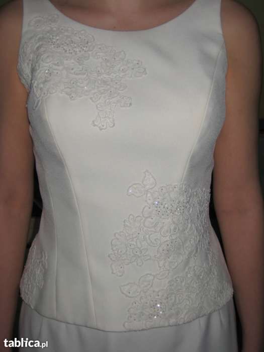 sukienka ślubna gorset spódnica