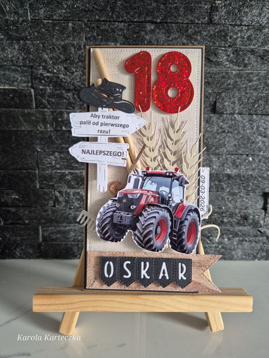 Kartka dla rolnika w pudełku 18