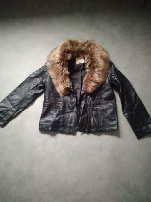 Kurtka skurzana dziewczęca