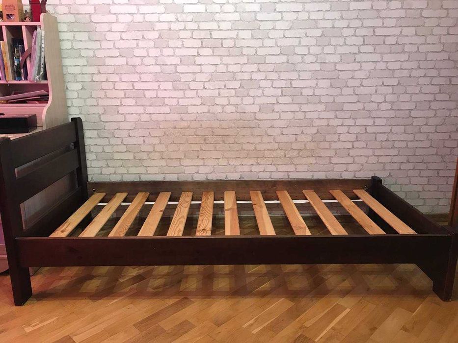 Ліжко дерев'яне 210 см * 90 см кровать деревянная