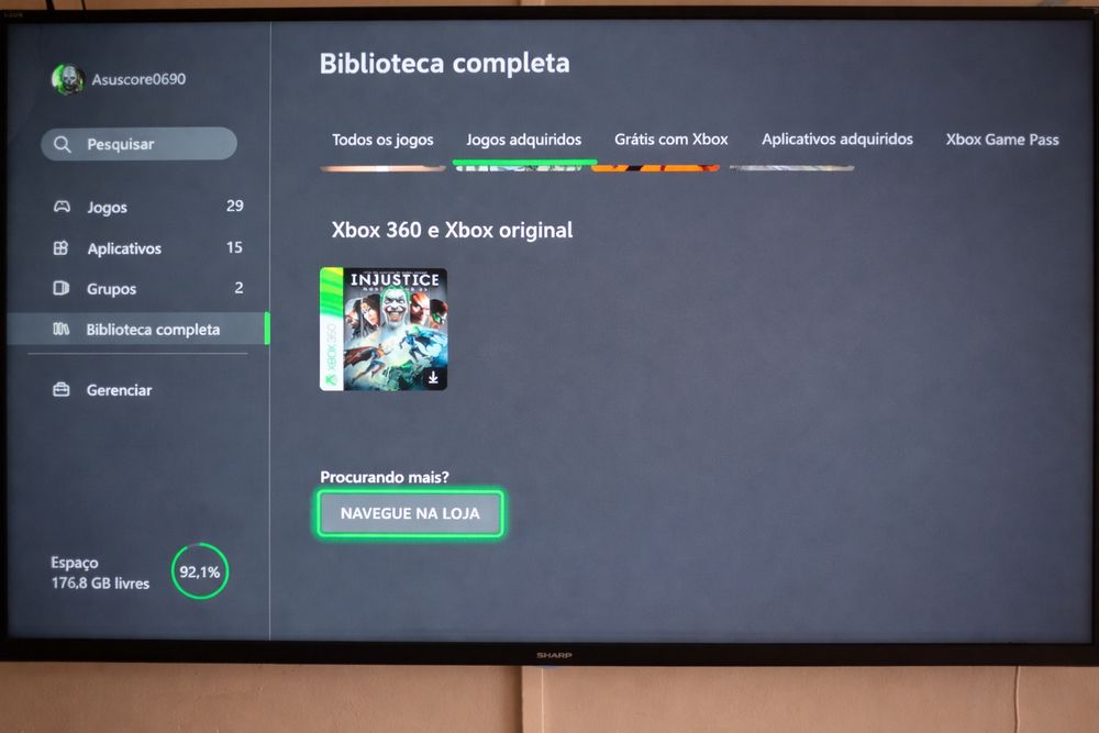 Xbox Series S + 73 Jogos (Baldur’s Gate 3, FC 26, Wukong) + Comando