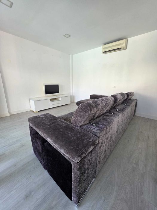 sofá modular de canto com chaise longue