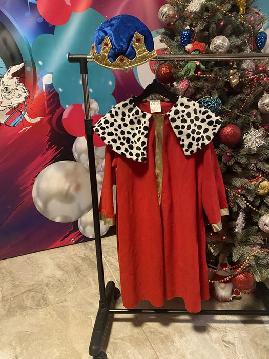 Детский новогодний костюм короля принца карнавальный