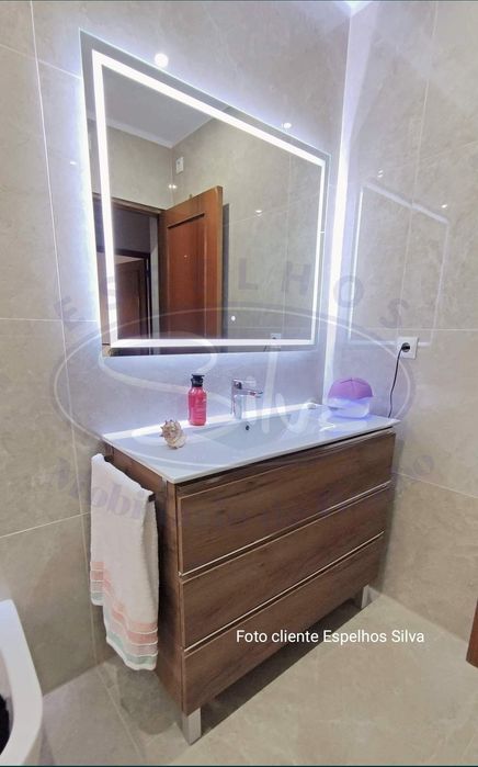 Novos! Espelhos LED várias medidas! WC / Casa de Banho / Maquilhagem