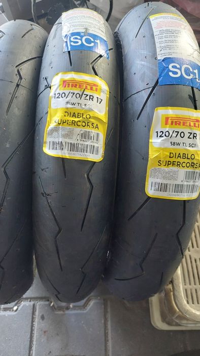 super corsa 120ー70―ZR17 200―60ーZR 17 PIRELLI SUPERCORSA V2 SP 120/70ZR17 + 200/55ZR17 , 2024r