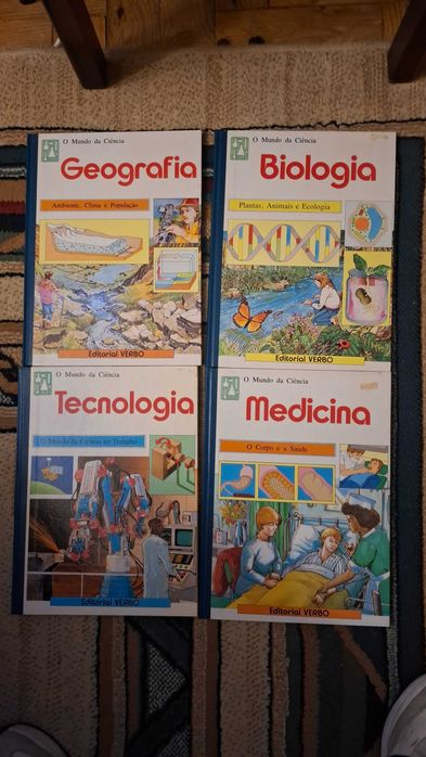 Colecção de livros didáticos "O Mundo da Ciência"
