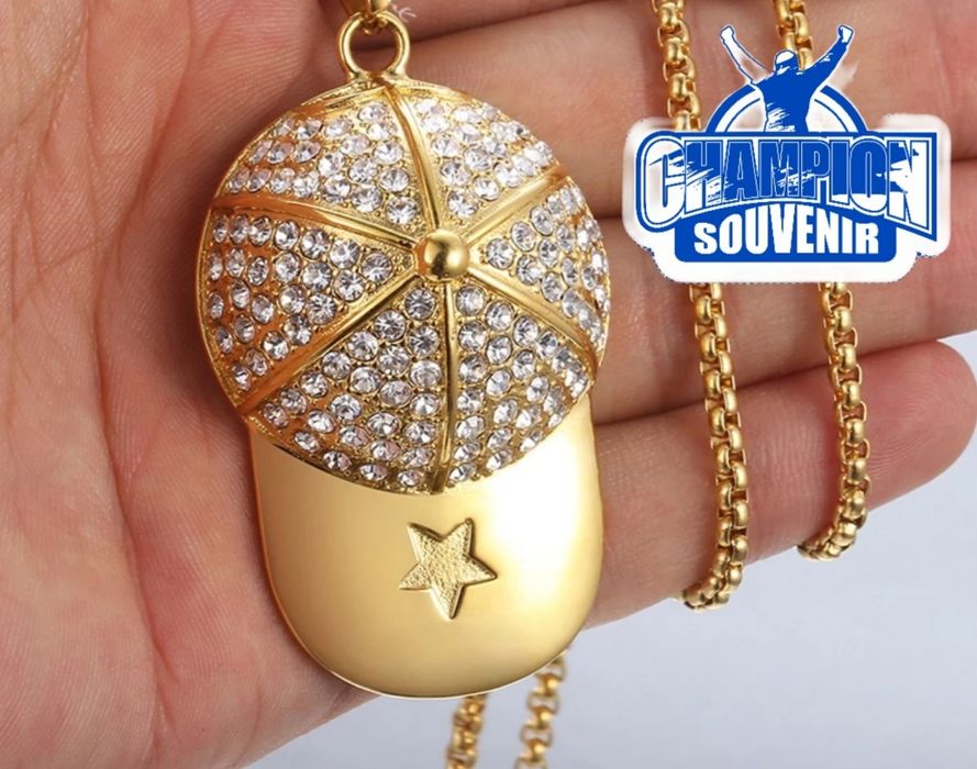 Кулон біжутерія спортивна кепка у стилі TMT.