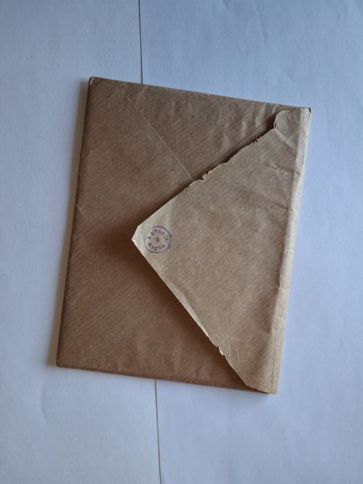 Brinde muito antigo artistas cinema com envelope original