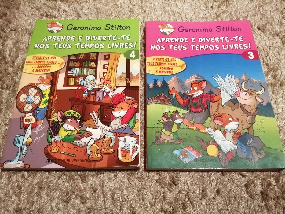Livros Geronimo Stilton 3 e 4