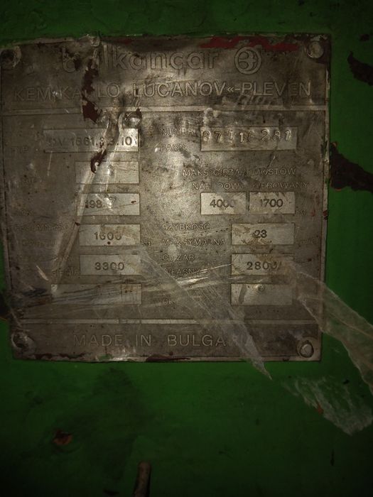 Wozek widłowy perkins