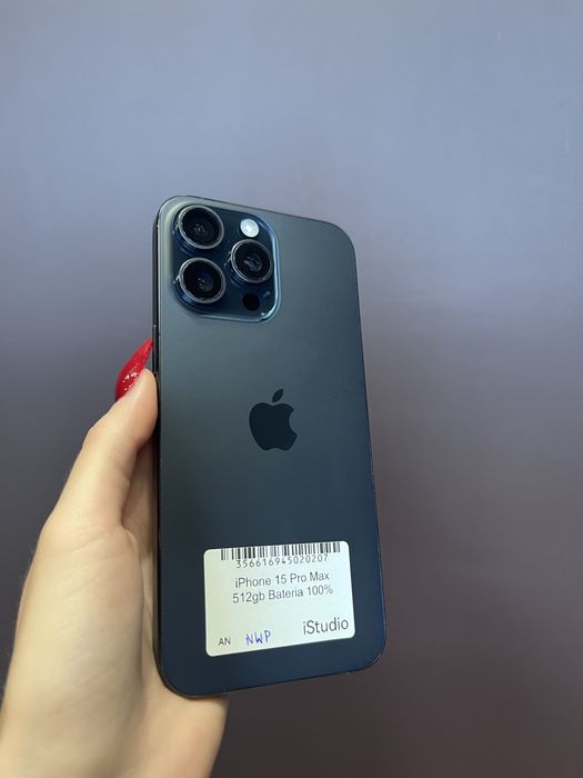 RATY 0% iPhone 15 Pro Max 512 GB BATERIA 100% GWARANCJA 12 miesiecy !!!