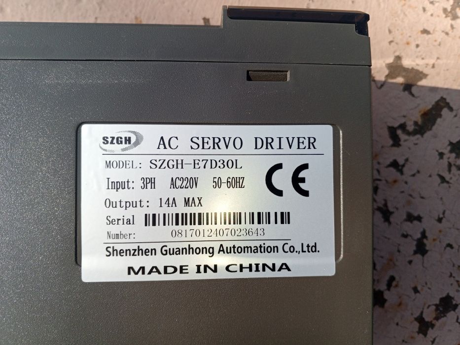 Комплектный сервомотор szgh 2.3кВт
Chiron fz18
Deckel maho MH600C
Cinc