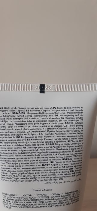 Oriflame Scrub do ciała Milk&Honey