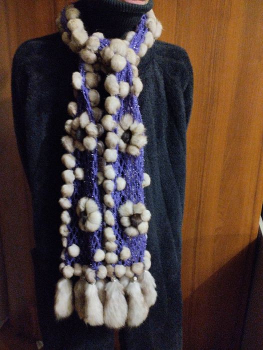 Шарф меховой норка