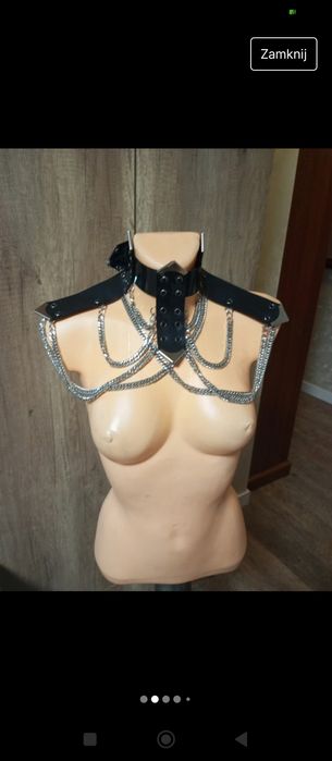 Choker obroża goth