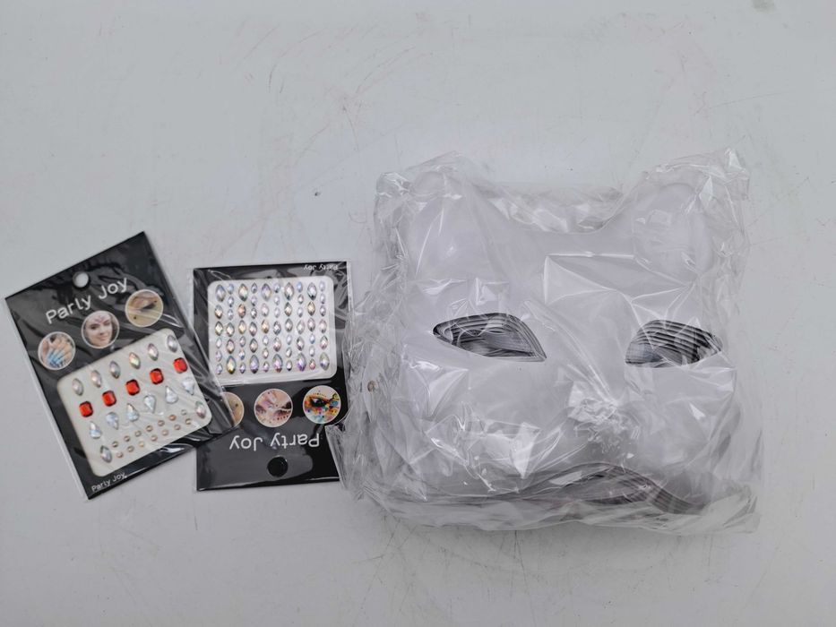 Maska na twarz MASKA kota do malowania diy zestaw 10szt