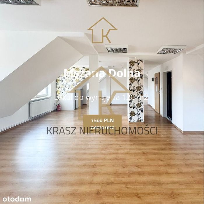 Przestronny i pełen światła lokal do wynajęcia