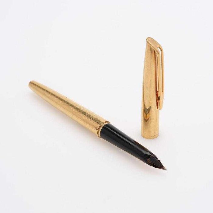 Waterman C-F 18K 750 em ouro maciço muito bom estado