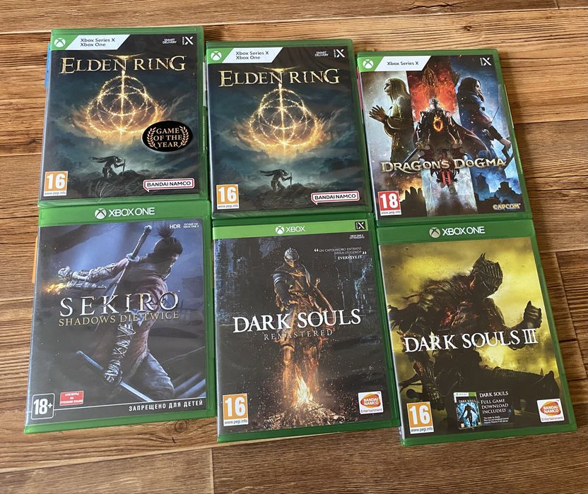 Xbox One/Series X: GTA5, FarCry, Mafia, Elden Ring, Dark Souls, Sekiro