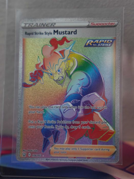 Rapid Strike Style Mustard (BST 176)   Karta Pokemon TCG