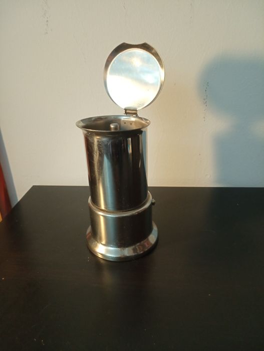 Cafeteira italiana vintage ALPU Puppieni "big goe" Moka aço inoxidavel