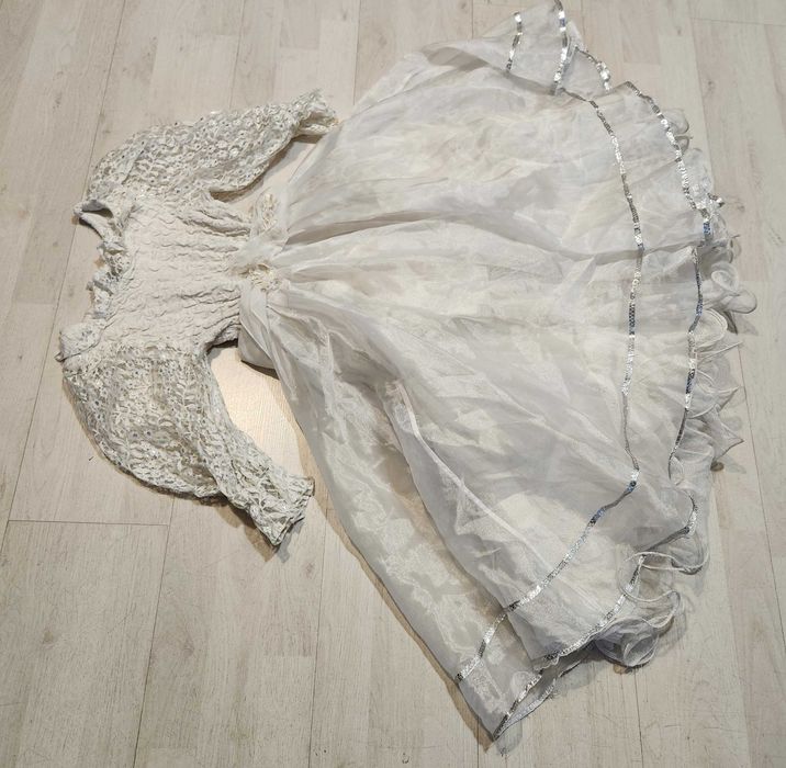 strój śnieżynka królewna królowa zima przebranie 1839