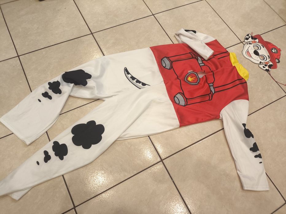 Kostium strój przebranie na bal karnawał psi patrol Marshall 110 116