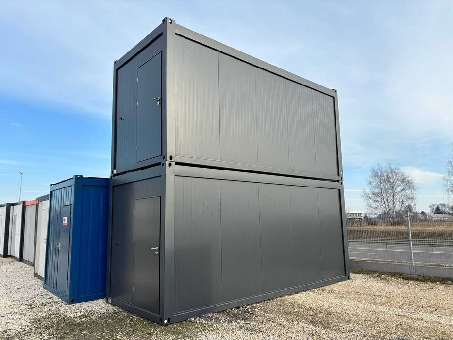 Kontener Socjalny NOWY Mieszkalny Biurowy Działka + Transport HDS