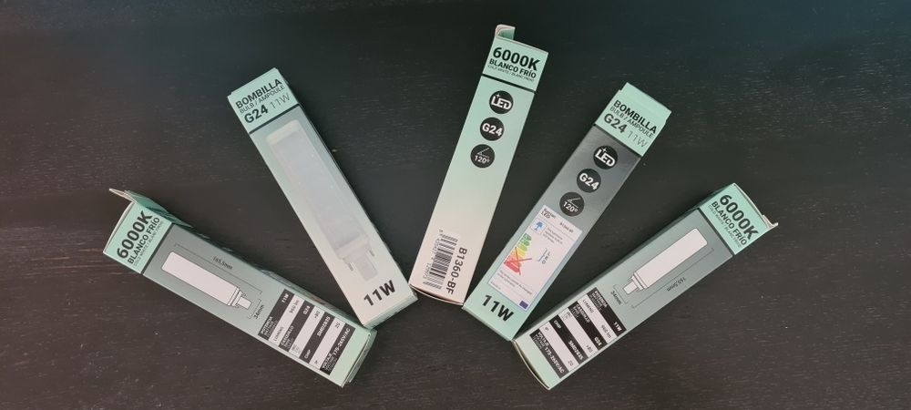 Lâmpadas Led novas G24D-1 960 lm 6000 K