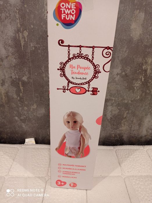 Nowa lalka One Two Fun Modna lalka 46cm