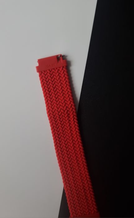 Pasek plecionego materiału 20 mm do zegarka Samsung, Huawei, Amazfit,