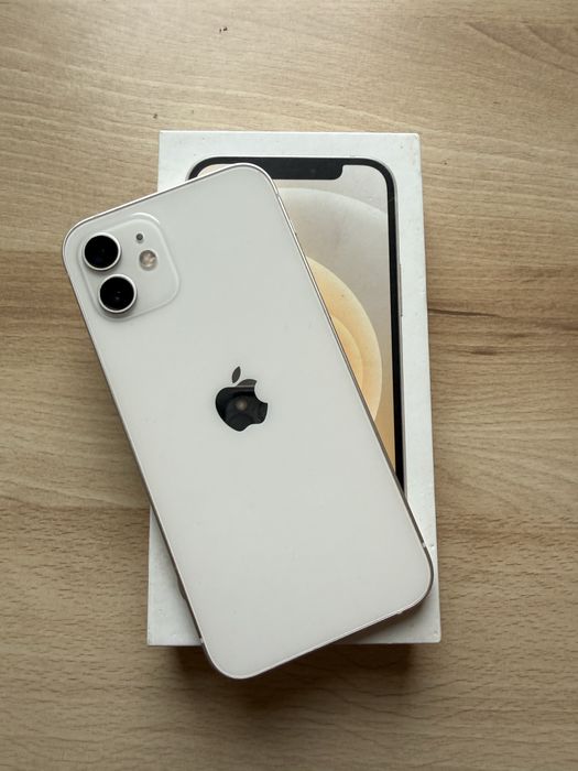 iPhone 12 64GB Biały | 87% baterii | Face ID | Pudełko