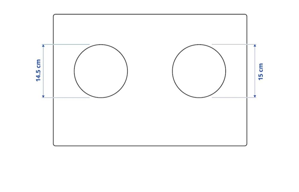 Placa de indução plug-in 2 bocas