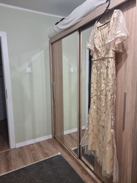 Zlota sukienka na wesele  XL