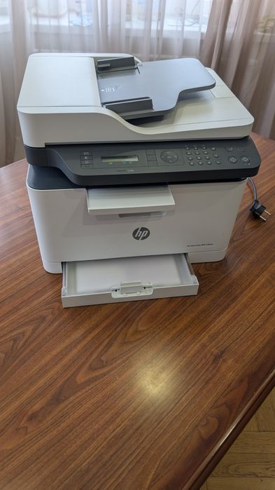 Кольоровий лазерний МФУ БФП HP Color Laser MFP 179fnw заправлений! Працює без чипів!