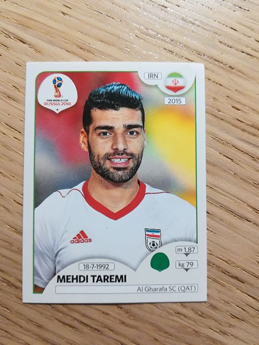 Cromo Mehdi Taremi mundial 2018