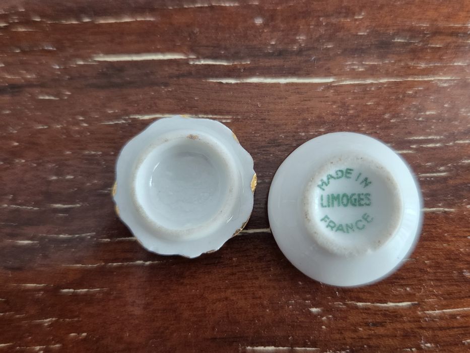 Miniaturas porcelana Limoges e cristal