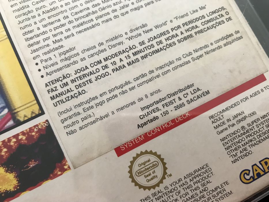 *** Aladdin - Super Nintendo SNES