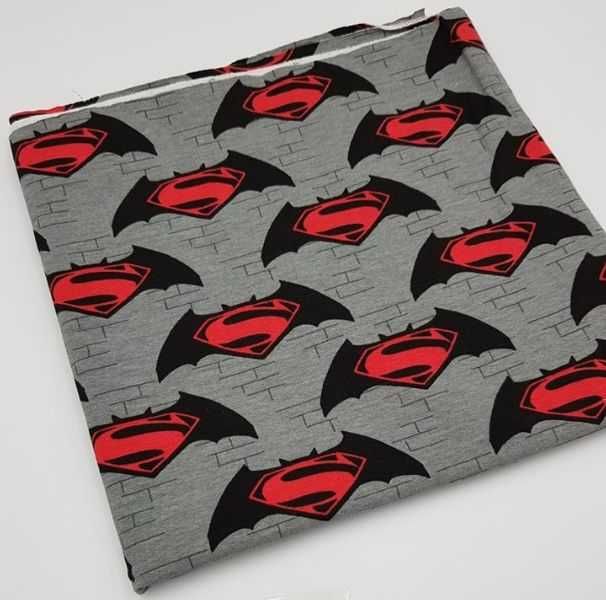 Komplet zimowy * czapka z pomponem + komin * Batman * Mickey  handmade