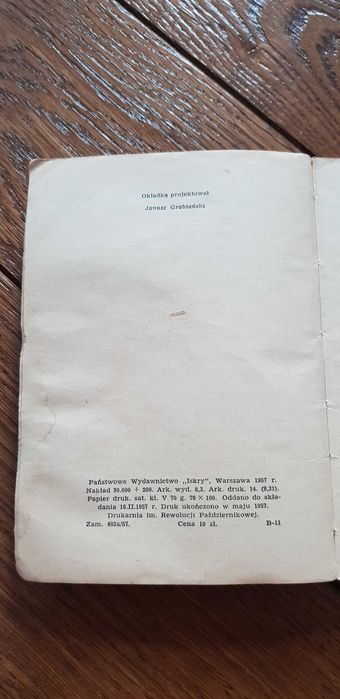 Książka rok 1957 "Zaginiona miniatura" Erich Kastner