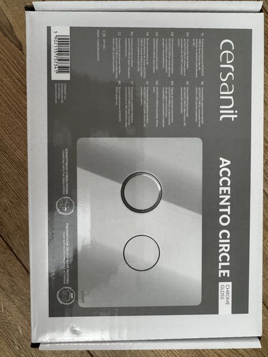 Sprzedam NOWY przycisk pneumatyczny Accento Chrome Gloss