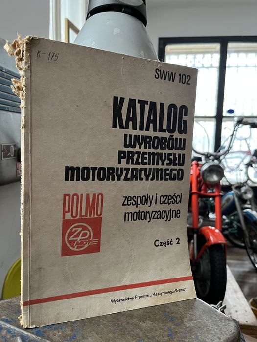 Katalog części POLMO ( Romet Motorynka WSK Junak 126p 125p) okazja