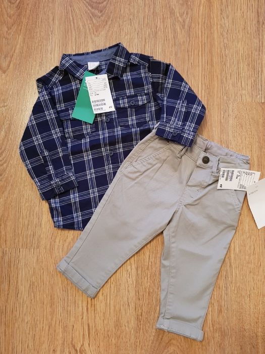 NOWE spodnie i koszula h&m