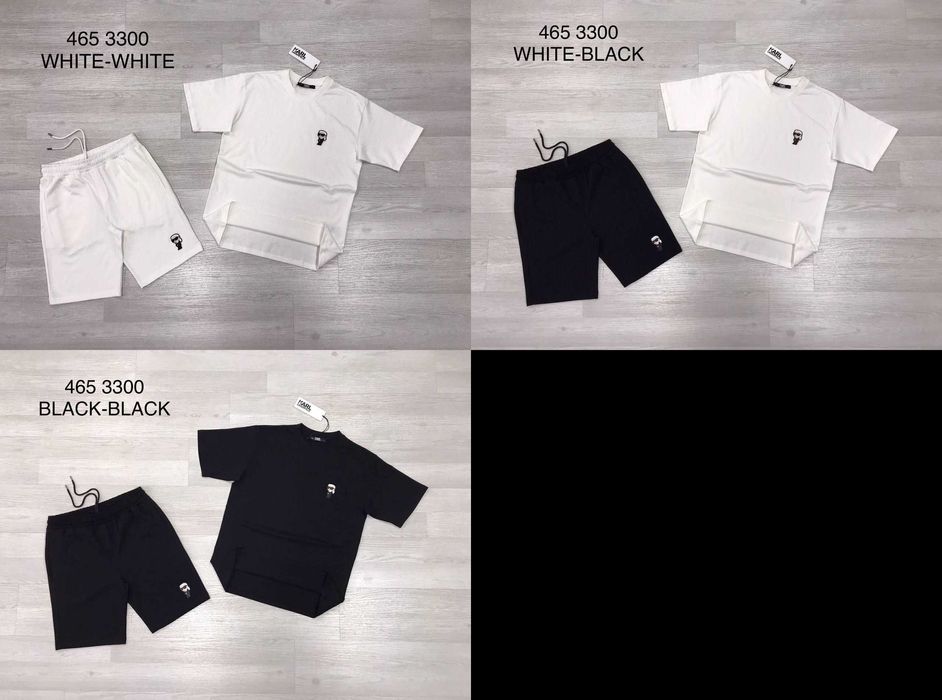 Komplet dres męskie komplet dresu Karl Lagerfeld krotki Premium OUTLET