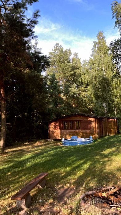 Dom LAS 2 - domek na wynajem, 100% prywatności, jakuzzi 24h/dobę, ognisko, grill,  Jeziorsko