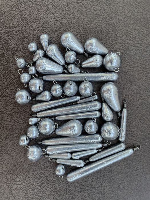 Риболовні грузила 5-100 грам , чебурашки , джиг ріг,дроп шот