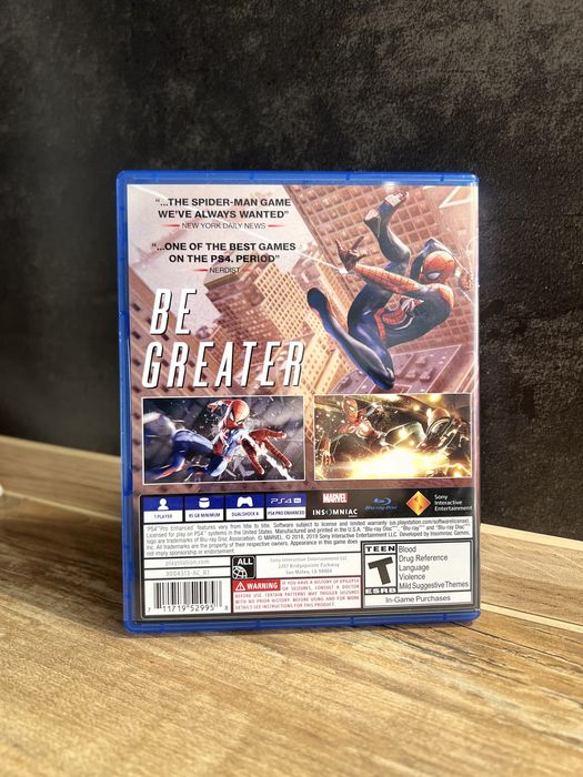 Spider-Man (PS4-PS5) Диск Only on Play Station Колекционная