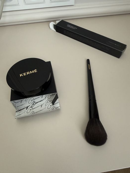 Zestaw bronzer pędzel kermè