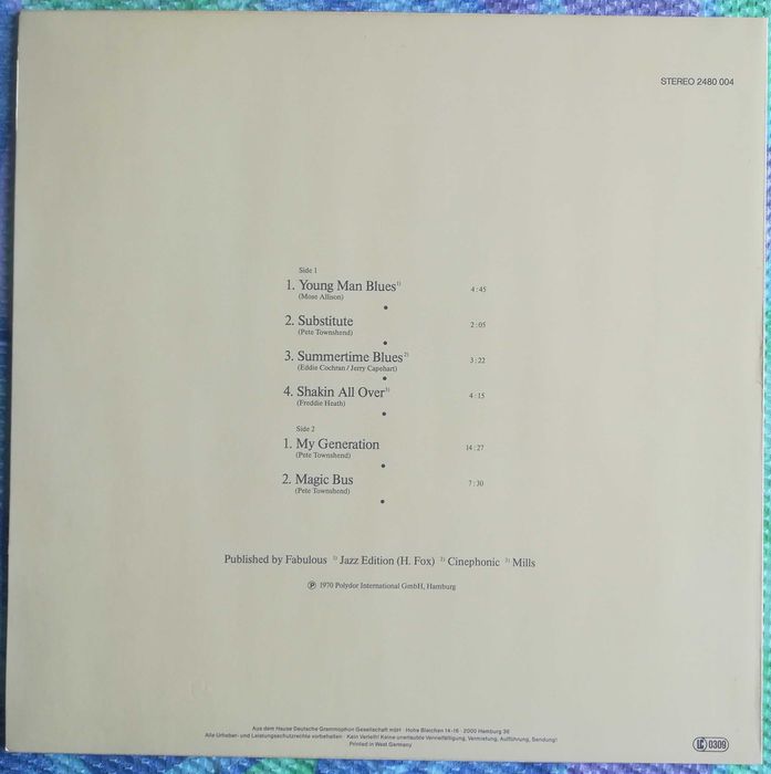 The Who - Live At Leeds - płyta winylowa