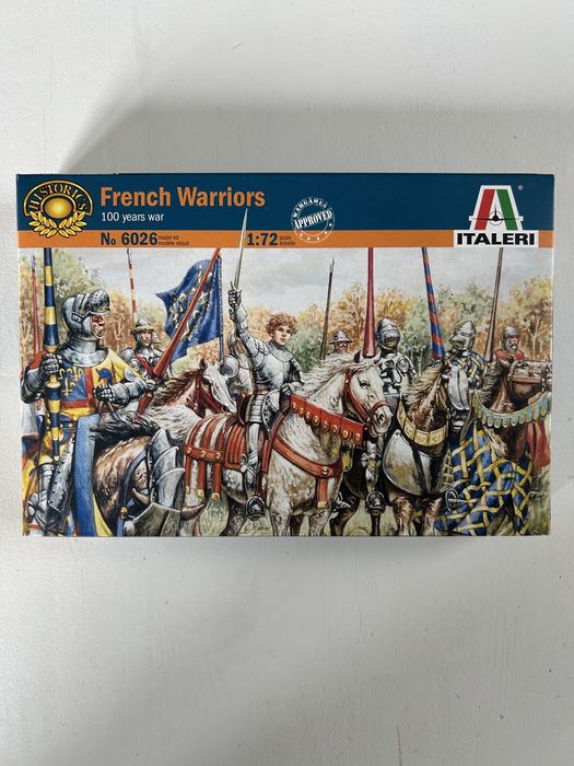 Figurki 100 Years War-French Warrior model Italeri 6026